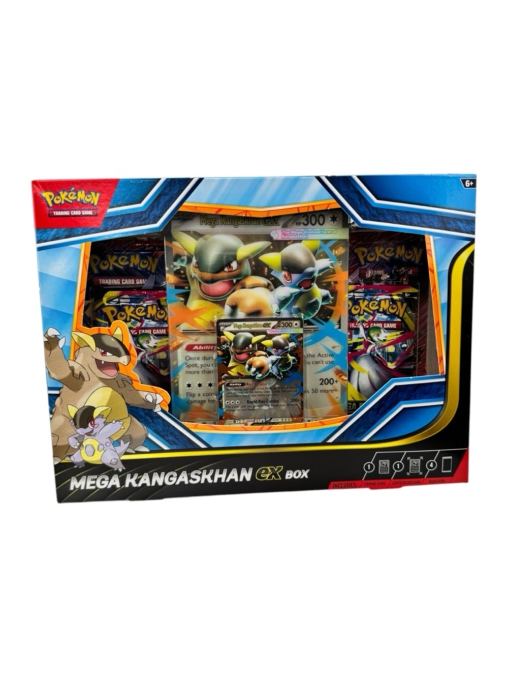 NEW Pokemon TCG Mega Kangaskhan Ex Collection w/Promo + 4 Packs SEALED BOX